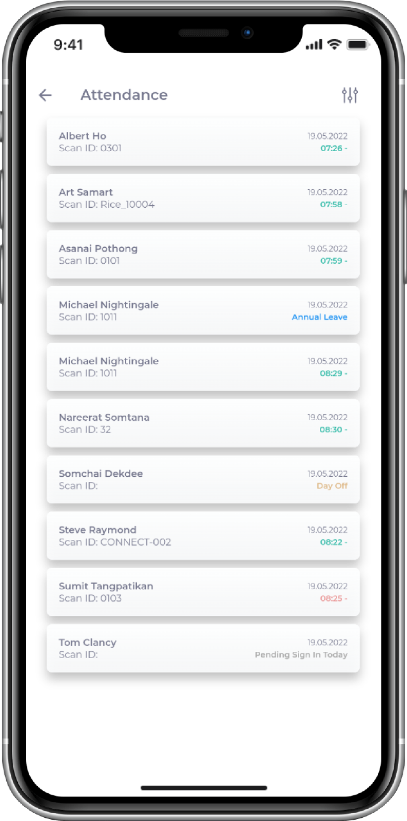 Real-time Leave Management  Data In One Location